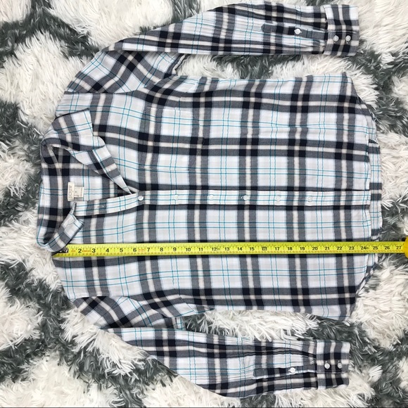 J.Crew Women’s Flannel Shirt Medium Long Sleeve - Picture 4 of 8